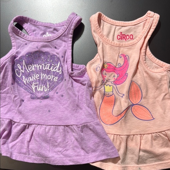 BUNDLE | Girls size 12 mths | Circo | Tank Tops | small imperfection on one - Picture 1 of 3